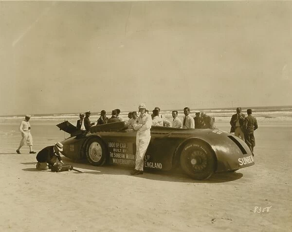 Segrave with Sunbeam 1000hp at Daytona Beach 1927
