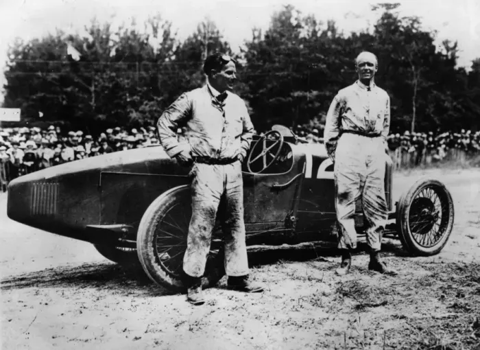 Framed Print : Sir Henry Segrave after winning 1923 French Grand Prix in Sunbeam Framed Print : Sir Henry Segrave after winning 1923 French Grand Prix in Sunbeam