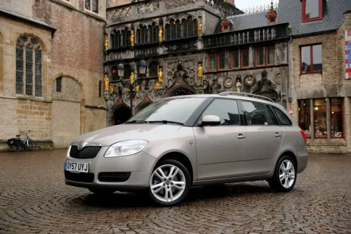 Framed Print : Skoda Fabia estate