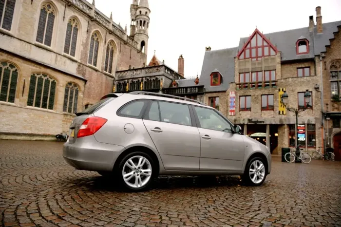 Framed Print : Skoda Fabia estate
