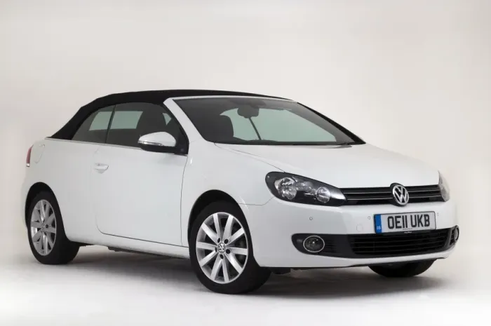 Framed Print : Volkswagen Golf Convertible 2011