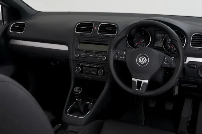 Framed Print : Volkswagen Golf Convertible 2011