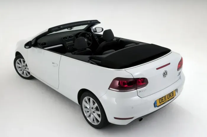 Framed Print : Volkswagen Golf Convertible 2011