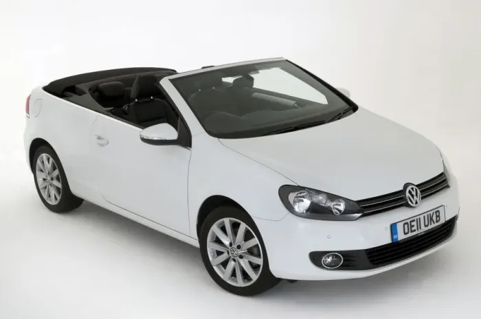 Framed Print : Volkswagen Golf Convertible 2011