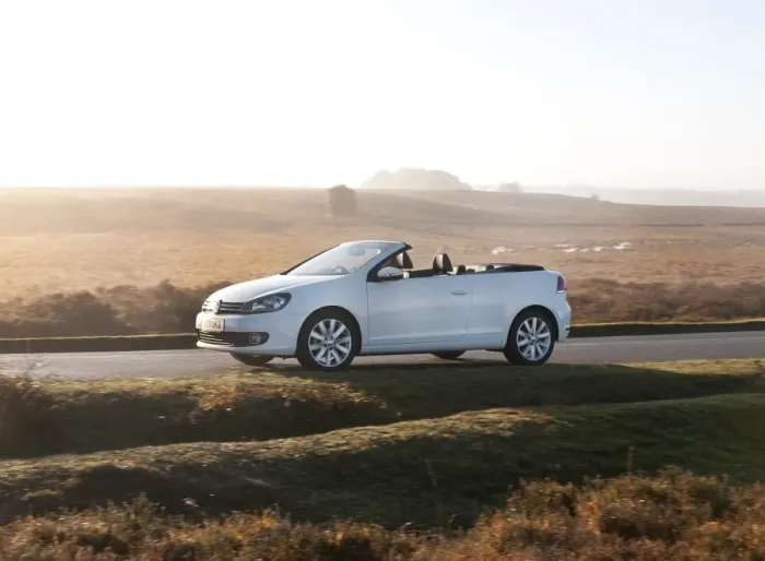 Framed Print : Volkswagen Golf Convertible 2011