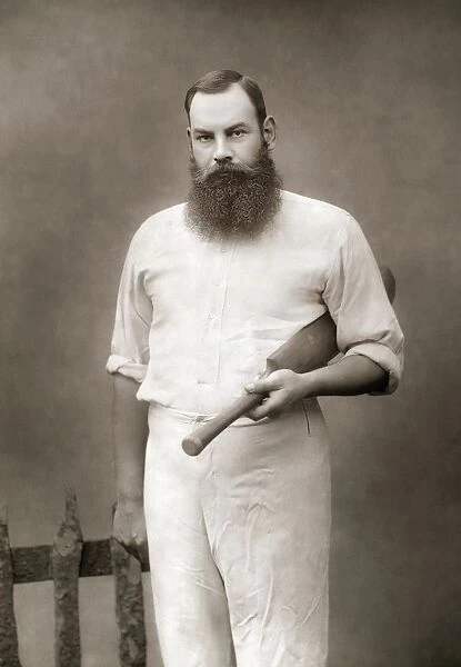 (1848-1915). English cricketer. Photographed in 1888