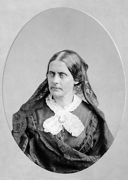 SUSAN B. ANTHONY (1820-1906). American woman-suffrage advocate