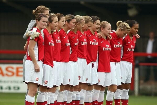 Arsenal Ladies Honor Minutes Silence Against Sparta Prague in UEFA Cup