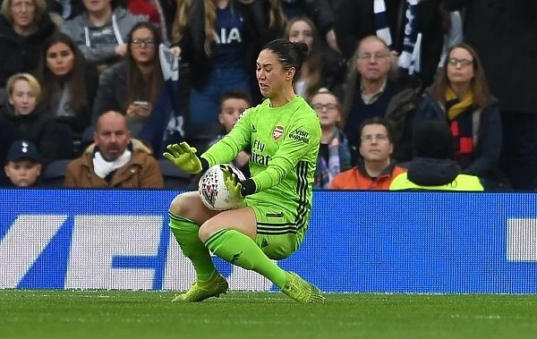 Arsenal vs. Tottenham Women's FA Super League Clash: Manuela Zinsberger in Action