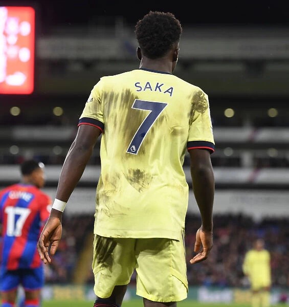 Bukayo Saka in Action: Crystal Palace vs. Arsenal, Premier League 2021-22