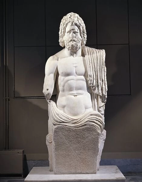 Marble statue of Zeus from Gaza