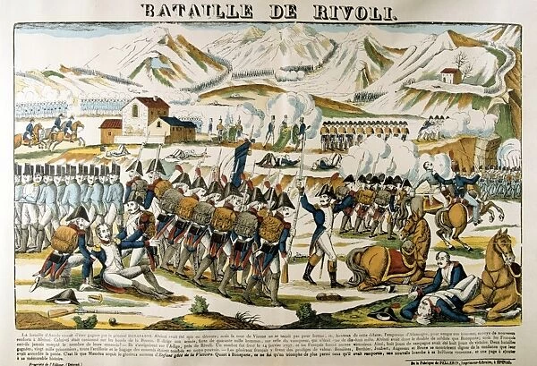 Napoleon at the Battle of Rivoli. Rivoli (14-15 January 1797) defeat of Austria