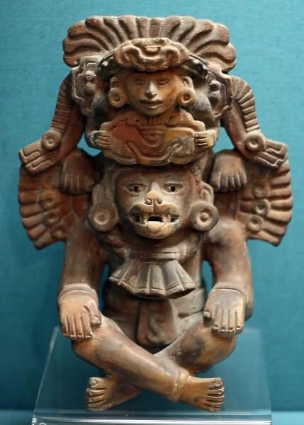 Pottery Urn, Zapotec, Mexico, 500-800