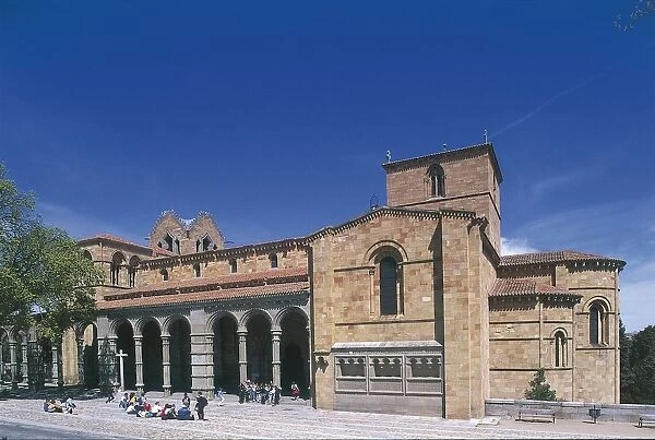 Spain, Castile-Leon, avila, Basilica of San Vicente, Romanesque style