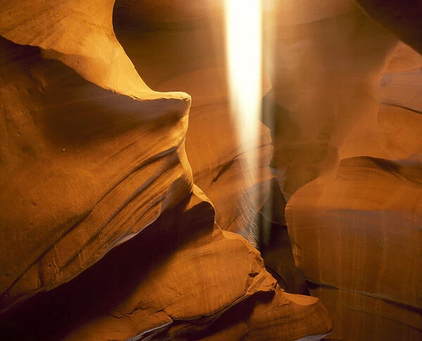 Arizona, Page, Sunbeam in Antelope Canyon