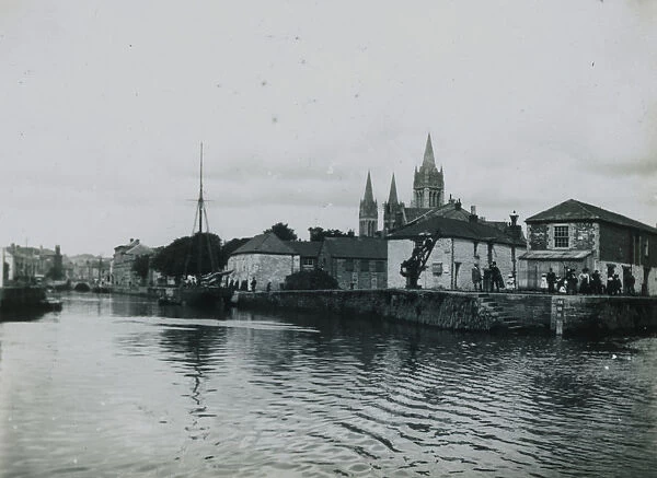 Back Quay, Truro, Cornwall. 1910