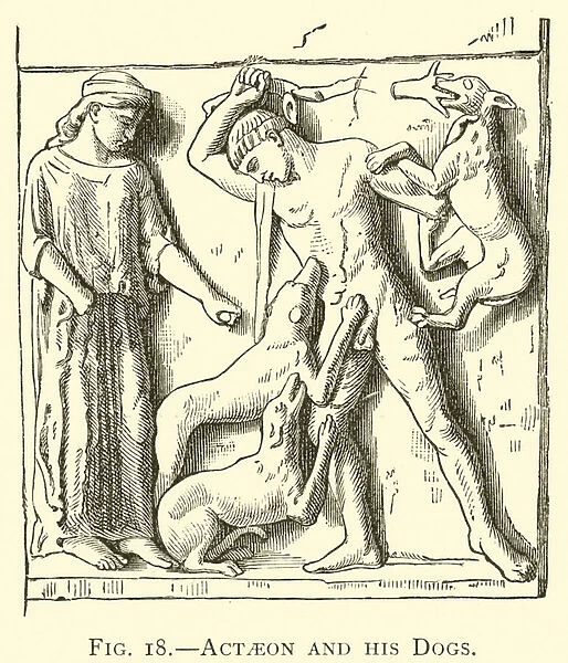Actaeon and his Dogs (engraving)