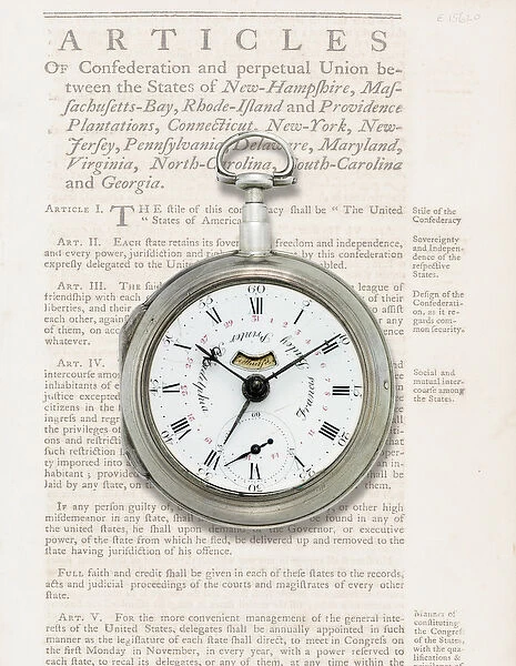 Calendar watch, c. 1780 (silver case)