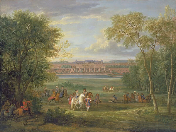 The Chateau of Saint Germain (oil on canvas)