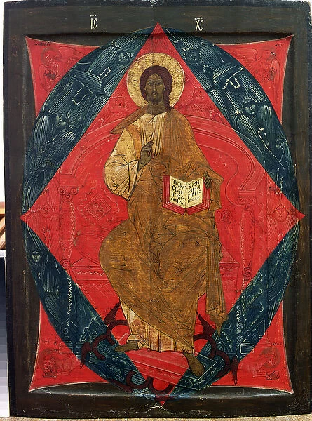 Christ in Majesty (tempera on panel)