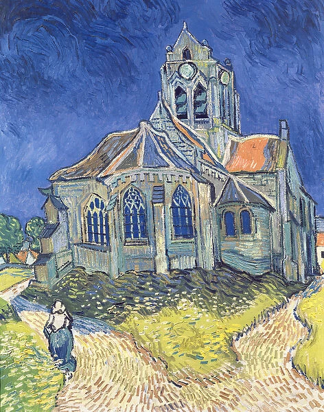 The Church at Auvers-sur-Oise, 1890 (oil on canvas)