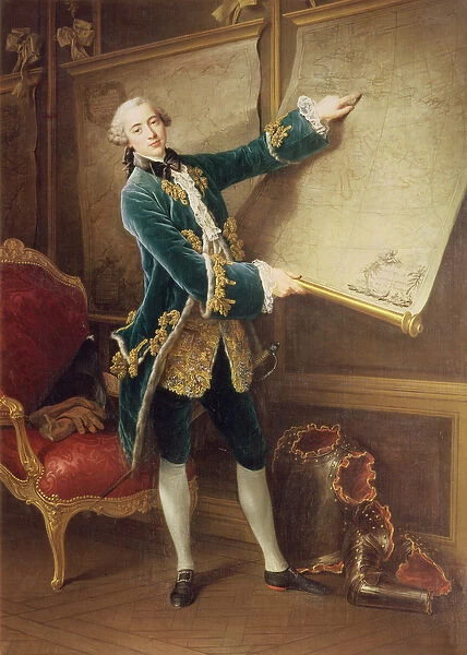 The Comte de Vaudreuil, 1758 (oil on canvas)