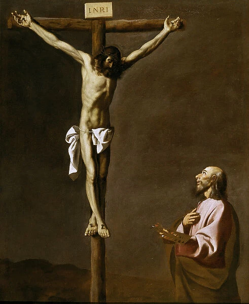 The Crucified Christ with a Painter, c. 1650 (oil on canvas)