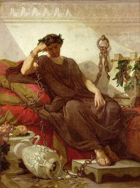 Damocles, 1866 (oil on canvas)