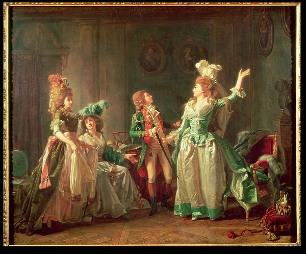 The Departure of the Dragoon Guard, 1774-1819 (oil on canvas)