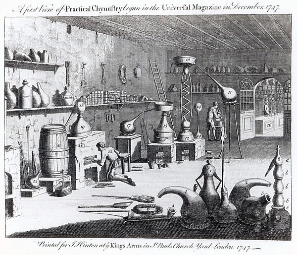 A first view of Practical Chemistry begun in the Universal Magazine in December 1747