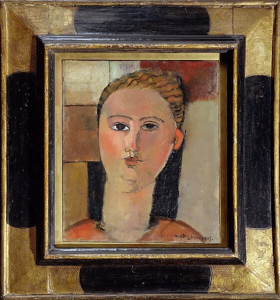 Girl with red hair, 1915 (oil on canvas)