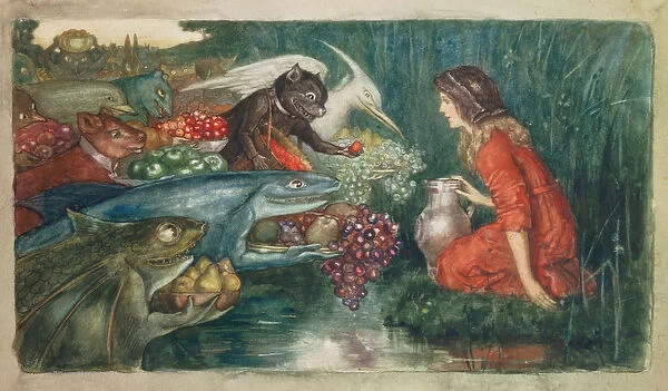 Goblin Harvest, c. 1910 (w  /  c on paper)