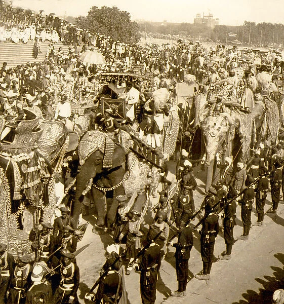 The Great Durbar procession, Delhi, India. 1903 (photo)