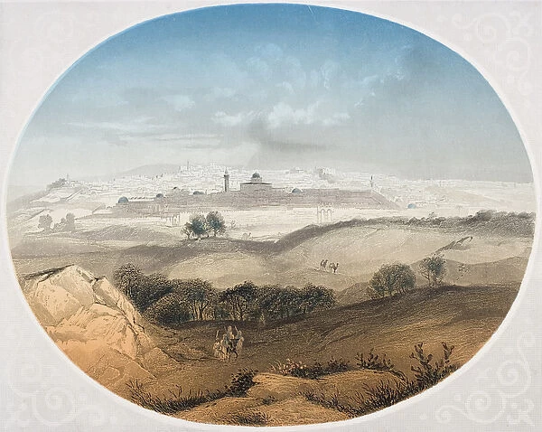 Jerusalem, engraved by Albert Henry Payne (1812-1902) frontispiece to The Life