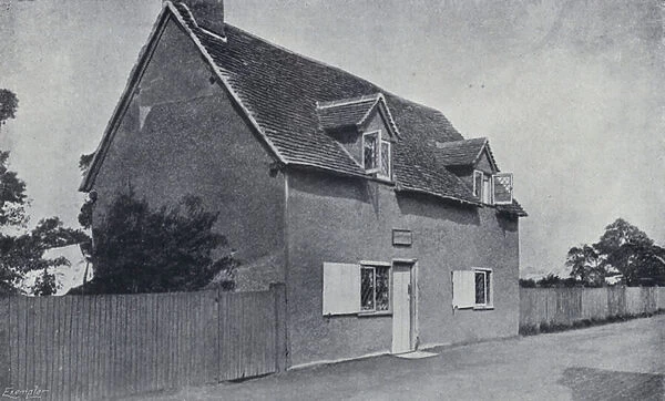 John Bunyans Home at Bedford (b  /  w photo)