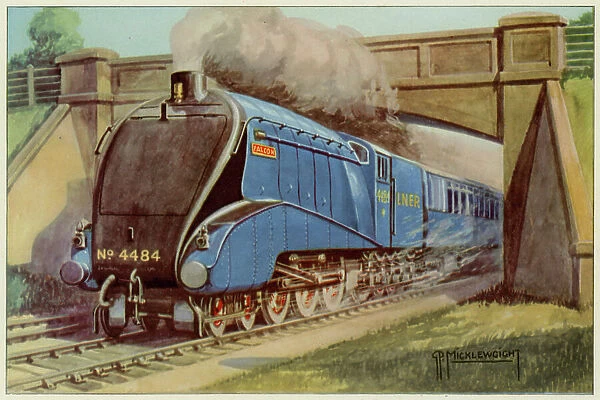 LNER, 'Coronation'Express runs between London and Edinburgh (colour litho)