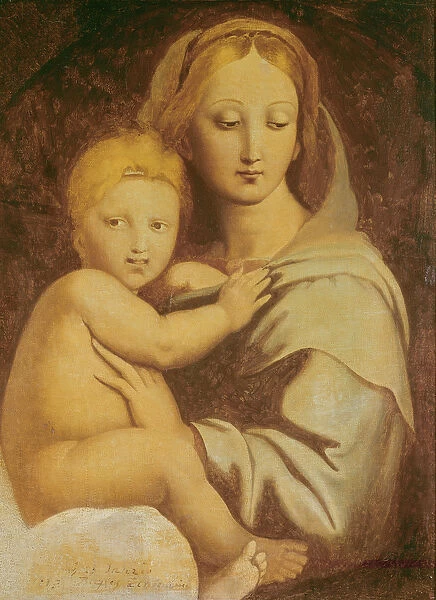 Madonna of the Candelabra (oil on canvas)