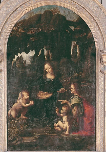 Madonna of the Rocks, c. 1478 (oil on panel transferred to canvas)
