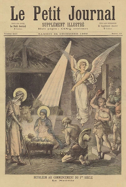 The Nativity (colour litho)