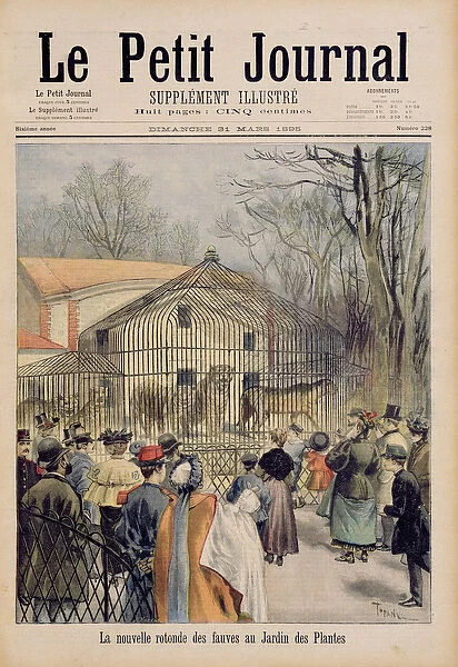 The New Wildcat House at the Jardin des Plantes, from Le Petit Journal