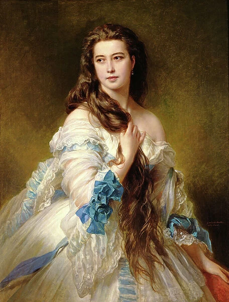 Portrait of Madame Rimsky-Korsakov (1833-78) nee Varvara Dmitrievna Mergassov, 1864