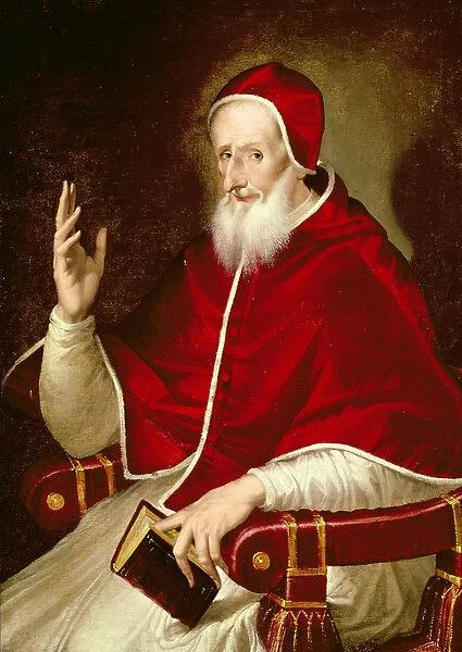Portrait of Pope Pius V (1504-1572), c. 1571 (oil on canvas)