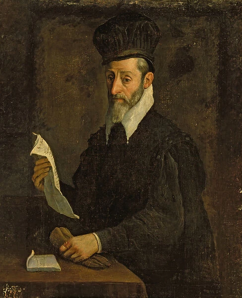 Portrait of Torquato Tasso (1544-95) (oil on canvas)