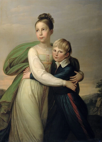Prince Albrecht and Princess Louise, c. 1817 (oil on canvas)