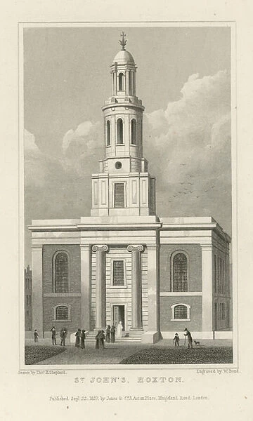 St John s, Hoxton (engraving)