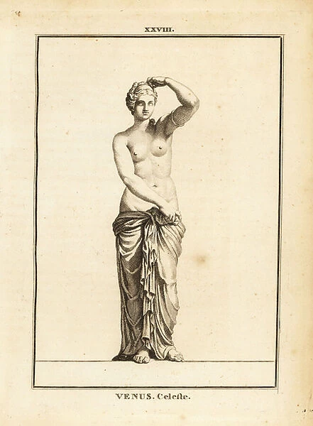 Statue of Venus Celeste, Roman goddess of love, beauty, sex and fertility