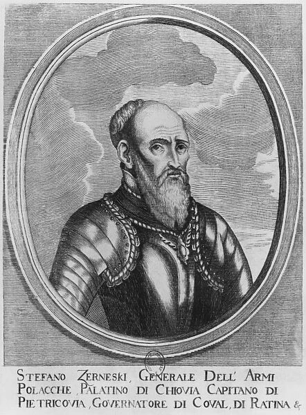Stefan Czarniecki, Polish general (engraving)