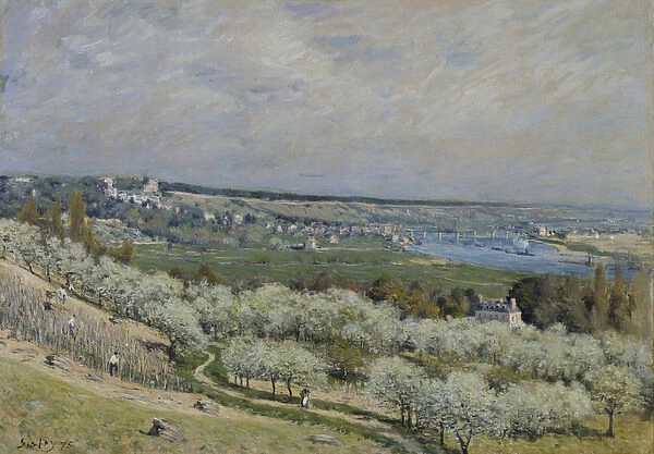 The Terrace at Saint-Germain, Spring, 1875 (oil on canvas)