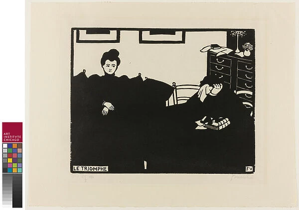 The Triumph, plate two from Intimacies, 1898 (woodcut)