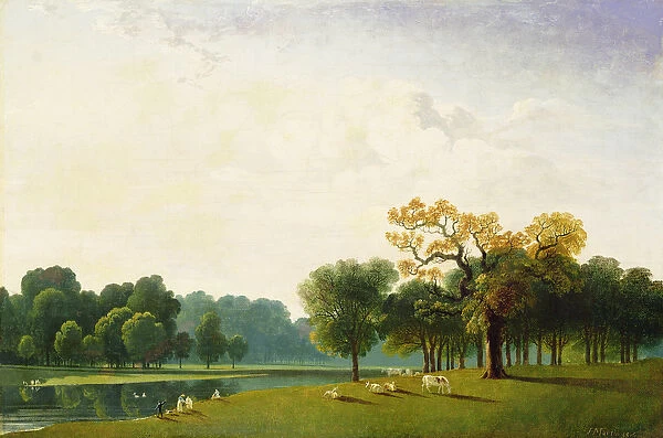 A View of the Serpentine, 1815 (oil on canvas)